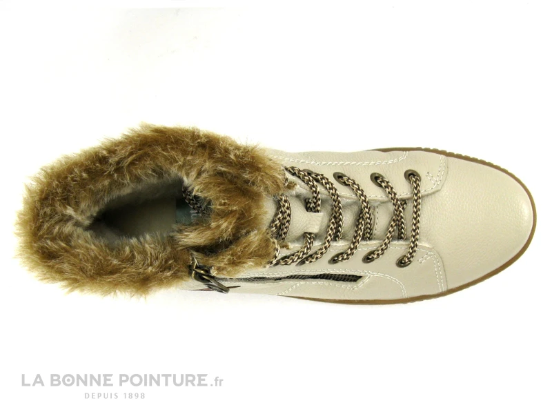 Remonte R7980-80 Creme - Muscat - Basket Montante Femme 6 Remonte R7980-80 Creme - Muscat - Basket Montante Femme – Image 6