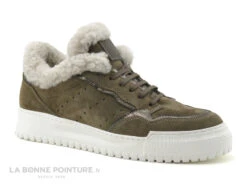 Hooper ZEPHYR Kaki - Basket Femme Avec Fourrure -Femmes Chaussures Soldes cd24607c73b9e66c561f35ea11d5d5ef img 4600.jpg 177306