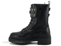 The Divine Factory HX4703 Noir - Bottine Rangers - Laniere Avec Clous Et Perles -Femmes Chaussures Soldes cd24607c73b9e66c561f35ea11d5d5ef img 4703.jpg 177477