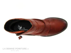 Lou Kristensen IB2099 Brick Antic Burnish - Bottine Orange Brique -Femmes Chaussures Soldes cd24607c73b9e66c561f35ea11d5d5ef img 4707.jpg 153055