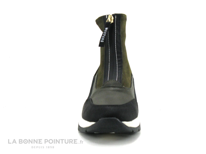 Mustang 1438 501 770 Militaire - Bottine Kaki Femme 2 Mustang 1438 501 770 Militaire - Bottine Kaki Femme – Image 2