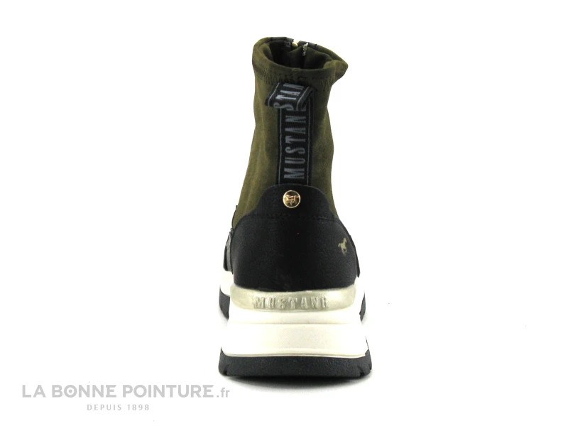 Mustang 1438 501 770 Militaire - Bottine Kaki Femme 4 Mustang 1438 501 770 Militaire - Bottine Kaki Femme – Image 4