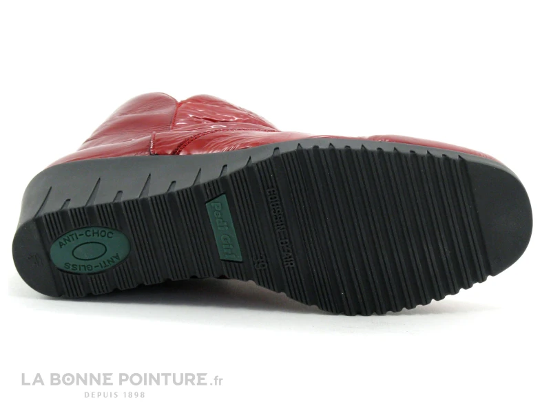 Pedi Girl COCKER - Rouge Verni - Bottine Compensee 7 Pedi Girl COCKER - Rouge Verni - Bottine Compensee – Image 7