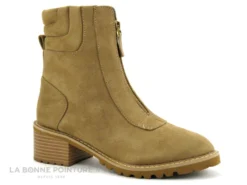 The Divine Factory QL4741 Beige - Boots Femme - Zip Dessus -Femmes Chaussures Soldes cd24607c73b9e66c561f35ea11d5d5ef img 5170.jpg 178022