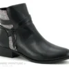 The Divine Factory QL4732 Noir - Prince De Galles - Boots Avec Zip