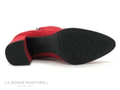 Marco Tozzi 2-25015-25 Red - Bottine Velours Rouge - Talon Large -Femmes Chaussures Soldes cd24607c73b9e66c561f35ea11d5d5ef img 5287.jpg 153834