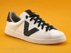Victoria 125244 Blanc - Glitter Noir - Basket Mode