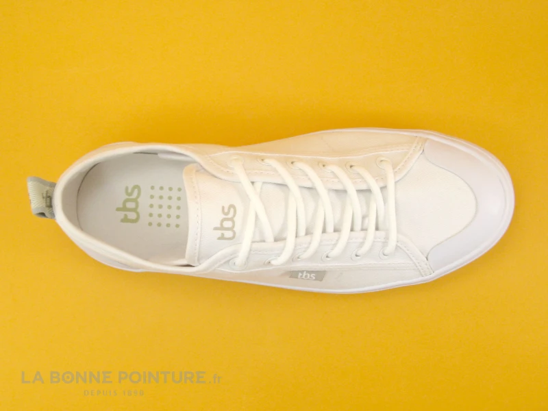 TBS KERINNA R7007 Sneakers Toile Blanc - Basket Femme 6 TBS KERINNA R7007 Sneakers Toile Blanc - Basket Femme – Image 6