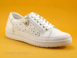 Morans KIPAR Blanc - Basket Mode Femme Cuir Blanc - Perforations -Femmes Chaussures Soldes cd24607c73b9e66c561f35ea11d5d5ef img 5929.jpg 166686