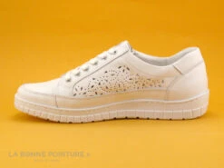 Morans KIPAR Blanc - Basket Mode Femme Cuir Blanc - Perforations -Femmes Chaussures Soldes cd24607c73b9e66c561f35ea11d5d5ef img 5931.jpg 166682