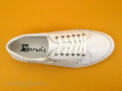 Morans KIPAR Blanc - Basket Mode Femme Cuir Blanc - Perforations -Femmes Chaussures Soldes cd24607c73b9e66c561f35ea11d5d5ef img 5935.jpg 166685