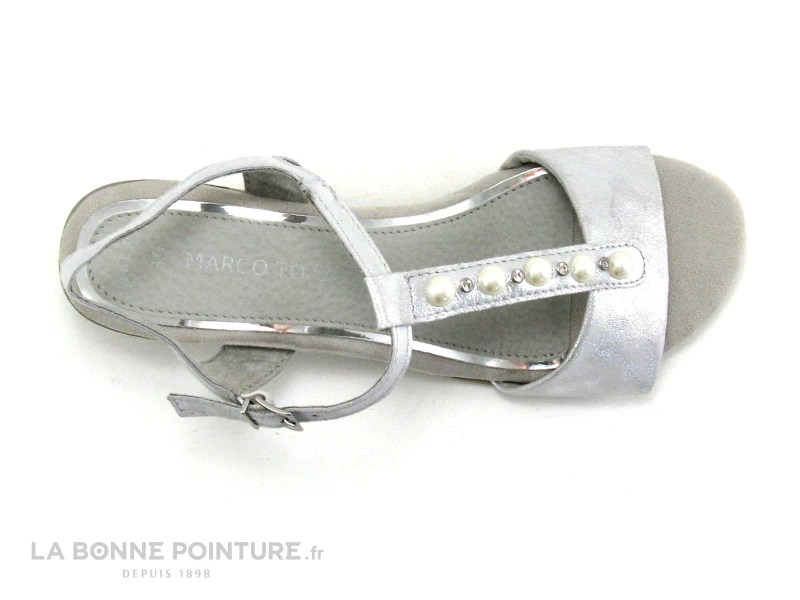 Marco Tozzi Premio - 2-28213-22 Argent - Perles - Nu-pieds 6 Marco Tozzi Premio - 2-28213-22 Argent - Perles - Nu-pieds – Image 6