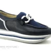 Softwaves CASSIE Ink - Mocassin Compense Bleu Marine