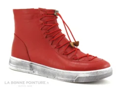 Lily Mood 26-1220 Red - Boots Femme Cuir Rouge - Elastique -Femmes Chaussures Soldes cd24607c73b9e66c561f35ea11d5d5ef img 6087.jpg 154774