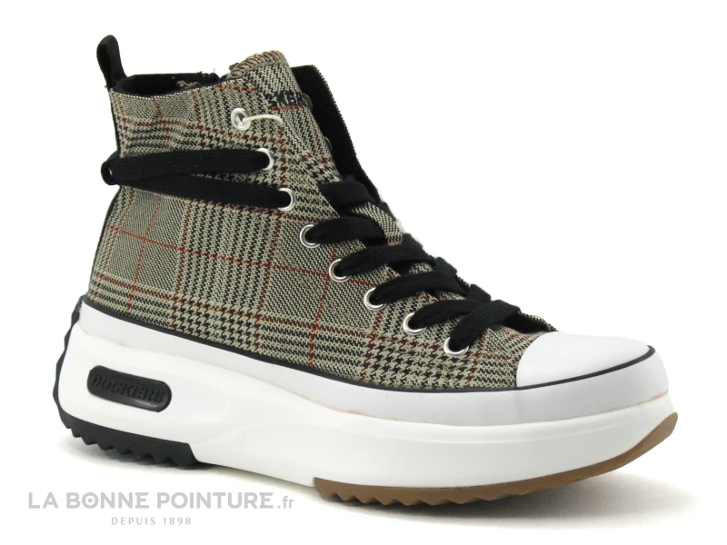 Dockers 51IV201 610 100 - Prince De Galles - Basket Montante Femme 1 Dockers 51IV201 610 100 - Prince De Galles - Basket Montante Femme
