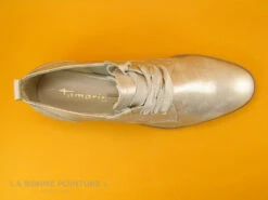 Tamaris 1-23204-20 Light Gold - Derby Femme Metallise 12 Tamaris 1-23204-20 Light Gold - Derby Femme Metallise -Femmes Chaussures Soldes cd24607c73b9e66c561f35ea11d5d5ef img 6457.jpg 181700