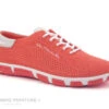 TBS JAZARIA Q7086 - Sneakers Flyknit Eco Pet Corail - Basket Orange Femme
