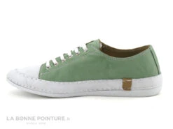 Andrea Conti 0025903 954 - Tennis Femme Cuir Vert -Femmes Chaussures Soldes cd24607c73b9e66c561f35ea11d5d5ef img 6676.jpg 179703