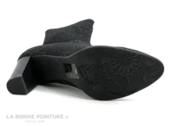 Fugitive GALT - Noir Tricot - Bottine Talon Haut -Femmes Chaussures Soldes cd24607c73b9e66c561f35ea11d5d5ef img 6717.jpg 125243