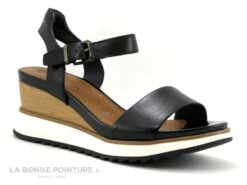 Tamaris 1-28015-26 001 Black - Sandale Noire Talon Haut Compense -Femmes Chaussures Soldes cd24607c73b9e66c561f35ea11d5d5ef img 6750.jpg 155532