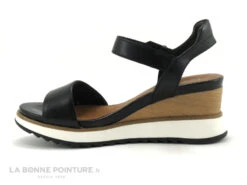 Tamaris 1-28015-26 001 Black - Sandale Noire Talon Haut Compense -Femmes Chaussures Soldes cd24607c73b9e66c561f35ea11d5d5ef img 6752.jpg 155528