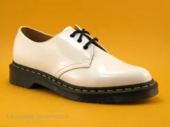 Dr. Martens Dr Martens 1461 White Patent Lamper - Chaussure Basse Blanc Verni -Femmes Chaussures Soldes cd24607c73b9e66c561f35ea11d5d5ef img 6882.jpg 155567
