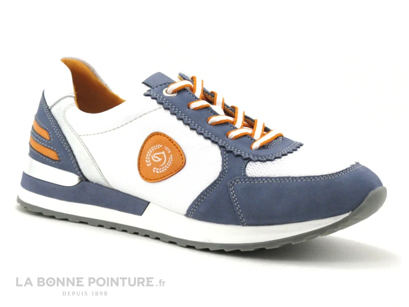 Remonte R2527-15 - Basket Ville Femme - Bleu Jean - Blanc - Orange 1 Remonte R2527-15 - Basket Ville Femme - Bleu Jean - Blanc - Orange