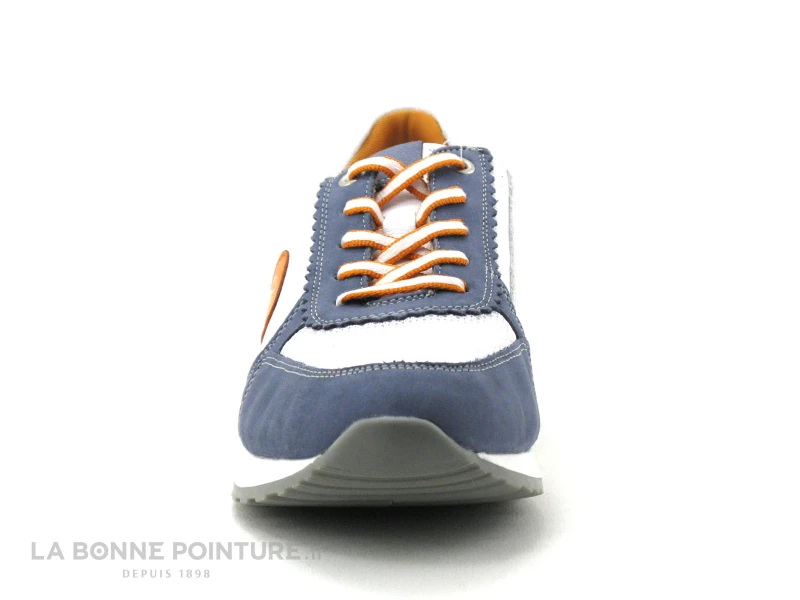 Remonte R2527-15 - Basket Ville Femme - Bleu Jean - Blanc - Orange 2 Remonte R2527-15 - Basket Ville Femme - Bleu Jean - Blanc - Orange – Image 2