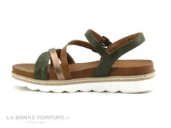 Marco Tozzi 2-28415-20 Khaki Comb - Nu-pieds Kaki Femme -Femmes Chaussures Soldes cd24607c73b9e66c561f35ea11d5d5ef img 7448.jpg 180404