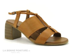 Metamorf Ose NAREUX Camel - Sandale Marron - Talon Haut Epais -Femmes Chaussures Soldes cd24607c73b9e66c561f35ea11d5d5ef img 7476.jpg 180578