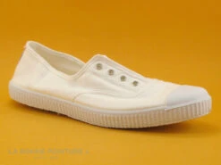 Cienta 70997 05 - Tennis Toile Blanche - Sans Lacet -Femmes Chaussures Soldes cd24607c73b9e66c561f35ea11d5d5ef img 7563.jpg 169007