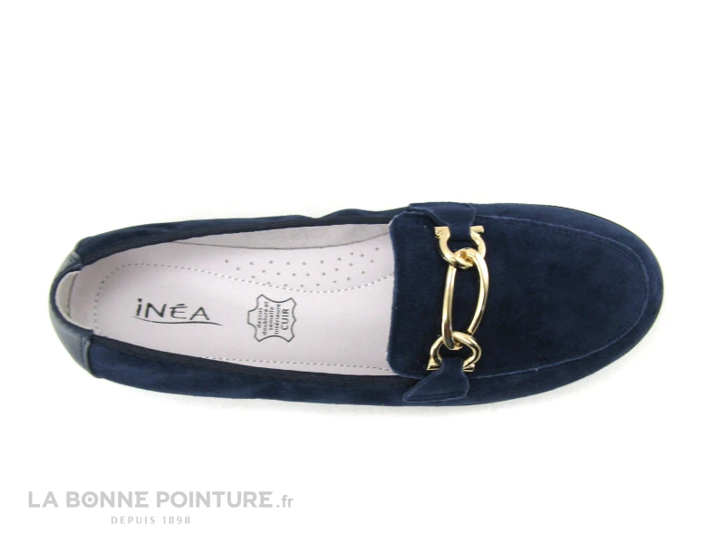 Inea POL Velours Marine - Mocassin Souple Femme - Cuir Bleu Marine 6 Inea POL Velours Marine - Mocassin Souple Femme - Cuir Bleu Marine – Image 6