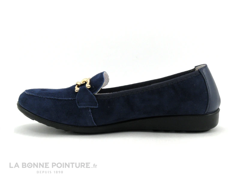 Inea POL Velours Marine - Mocassin Souple Femme - Cuir Bleu Marine 3 Inea POL Velours Marine - Mocassin Souple Femme - Cuir Bleu Marine – Image 3