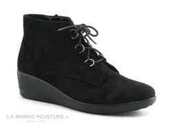 Sweet R CODI Noir - Chaussure Compensee Femme