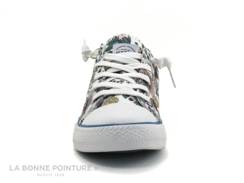 Dockers 48KM607 - Blanc Et Fleuri - Basket Toile F 2 Dockers 48KM607 - Blanc Et Fleuri - Basket Toile F – Image 2