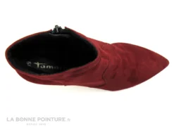 Tamaris 1-25021-21 537 Merlot - Boots Pointues - Talon Fin -Femmes Chaussures Soldes cd24607c73b9e66c561f35ea11d5d5ef img 8266.jpg 126973