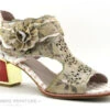 Laura Vita IGCALO 0621 Beige - Sandale Talon