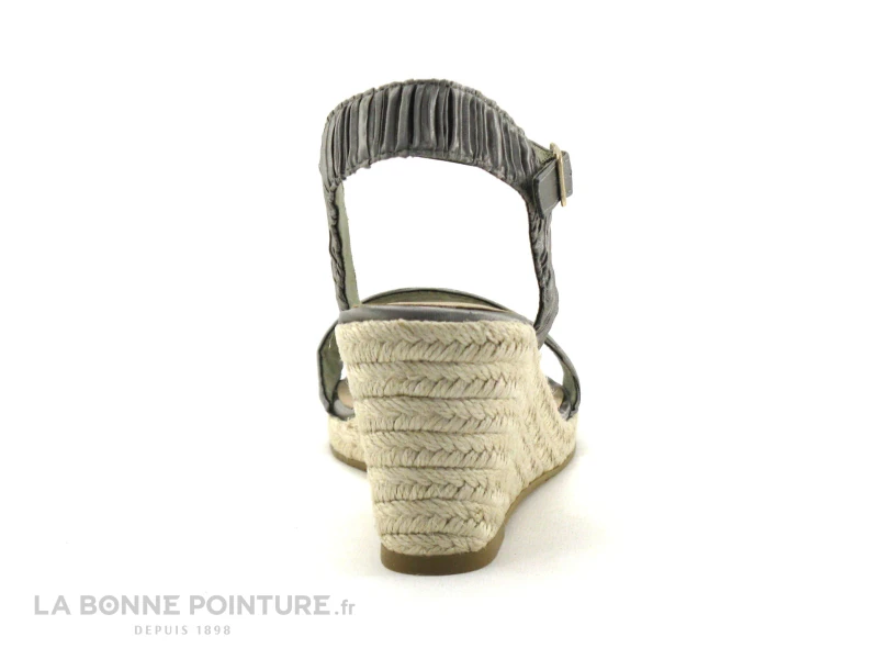 Tamaris 1-28360-28 Emerald Pleats - Nu-pieds Talon Compense 4 Tamaris 1-28360-28 Emerald Pleats - Nu-pieds Talon Compense – Image 4