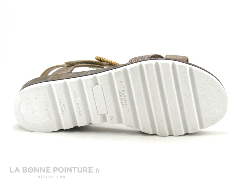 Geo Reino MAGNABE Taupe - Sandale Femme Semelle Compensee 7 Geo Reino MAGNABE Taupe - Sandale Femme Semelle Compensee – Image 7