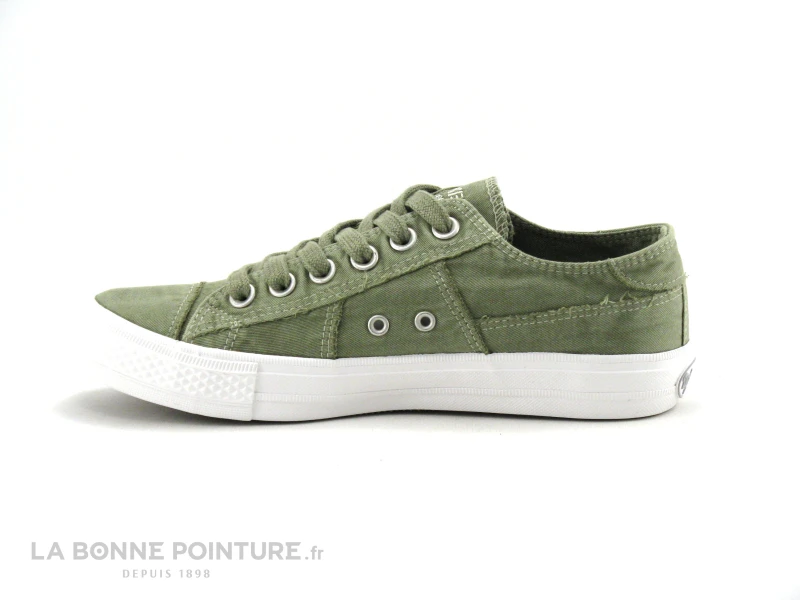 Dockers 40TH201 Kaki - Basket Toile Femme Vert Kaki 3 Dockers 40TH201 Kaki - Basket Toile Femme Vert Kaki – Image 3