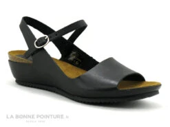 Kickers TAKIKA Noir - 775650 - Sandale Femme Semelle Compensee