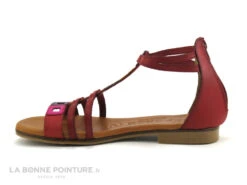 Jordana 3369 Multicolore Rouge - Sandale Montante Femme -Femmes Chaussures Soldes cd24607c73b9e66c561f35ea11d5d5ef img 8456.jpg 181841