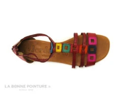 Jordana 3369 Multicolore Rouge - Sandale Montante Femme -Femmes Chaussures Soldes cd24607c73b9e66c561f35ea11d5d5ef img 8544.jpg 182134