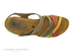 Inter Bios 5637 Kaki Moutarde Orange - Sandale Compensee Femme -Femmes Chaussures Soldes cd24607c73b9e66c561f35ea11d5d5ef img 8548.jpg 158349