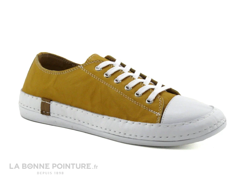 Andrea Conti 0025903051 Gelib - Basket Femme Jaune En Cuir 1 Andrea Conti 0025903051 Gelib - Basket Femme Jaune En Cuir