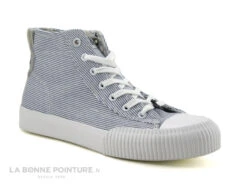 Le Temps Des Cerises HARLOW Strip Shinny - Basket Montante Blanc Bleu -Femmes Chaussures Soldes cd24607c73b9e66c561f35ea11d5d5ef img 8887.jpg 182493