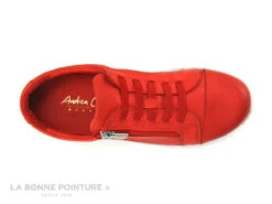 Andrea Conti 0061715 021 - Basket Femme Cuir Rouge -Femmes Chaussures Soldes cd24607c73b9e66c561f35ea11d5d5ef img 8903.jpg 182605