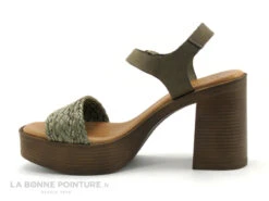 Carla Tortosa 89067 - Sandale Talon Haut Vert Kaki -Femmes Chaussures Soldes cd24607c73b9e66c561f35ea11d5d5ef img 8929.jpg 170311