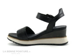 Tamaris 1-28015-28 Black - Sandale Compensee - Cuir Noir -Femmes Chaussures Soldes cd24607c73b9e66c561f35ea11d5d5ef img 8973.jpg 170379