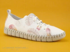 Fabiolas 25113 - Blanc - Plumes - Basket Basse Femme -Femmes Chaussures Soldes cd24607c73b9e66c561f35ea11d5d5ef img 9275.jpg 170682